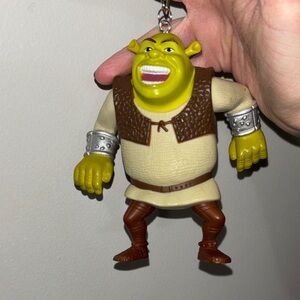 Shrek Character Keychain Green Ogre Movie Figure Charm